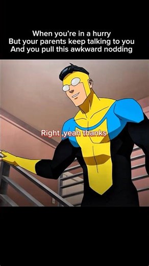That fake smile + nod combo when you’re trapped. #invincible #omniman #seasalt #memes