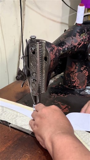 Slow stitching ASMR #asmr #satisfying #stitching #relaxing