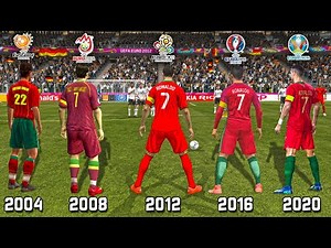 CRISTIANO RONALDO Free Kicks | UEFA Euro 2004, 2008, 2012, 2016 & 2020