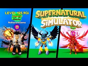 ТРАНСФОРМАЦИИ В ЛИФТИНГ СИМУЛЯТОРЕ 2 ИЛИ СИМУЛЯТОРЕ СУПЕРНАТУРАЛА! ROBLOX Supernatural Simulator