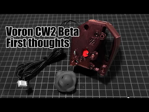 Voron Clockwork2 Extruder CW2 beta first thoughts and assembly