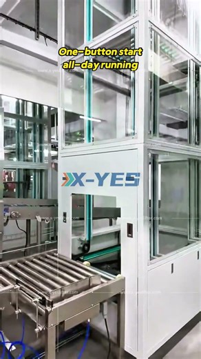 Transparent Vertical Conveyor | 4 Units Up & Down Operation