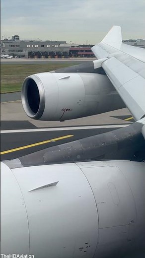 Airbus A340-300 Long Takeoff Roll