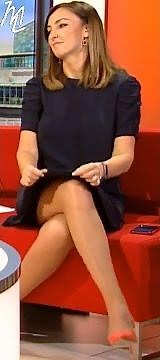 Sally Nugent: leg cross