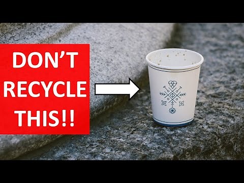 STOP Recycling These!! 26 Things You Can't Recycle [Commonly Used Items]