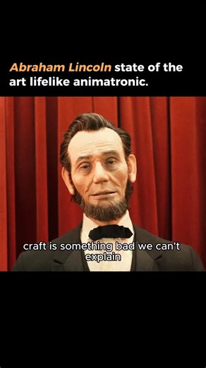 Star AI | Navigate the Stars of AI on Instagram: "This super realistic robot of Abraham Lincoln looks almost like a real person! It was made by a company called Garner Holt Productions. This company has been building robots for places like theme parks and museums for 40 years. Credt: @tested 👉If you want more the freshest Tech/AI news and insights then please, follow for more! -@star.ai.media 👉Subscribe for newsletter to stay ahead what's going on in AI world - starai.beehiiv.com Links in bio 