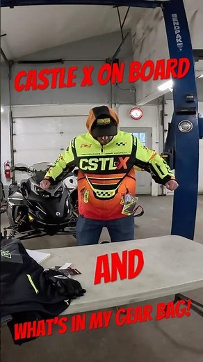 Castle X on board for the season + MY Gear bag Unloaded!