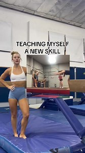 Shocked I’ve never tried this skill before😂😅 #gymnastics #fail #new #skill #challenge | Gym.FLIP