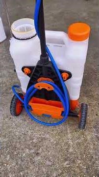 ‪@vevor.official‬ Four gallon rechargeable Backpack sprayer with caddy | Weed and insect sprayer