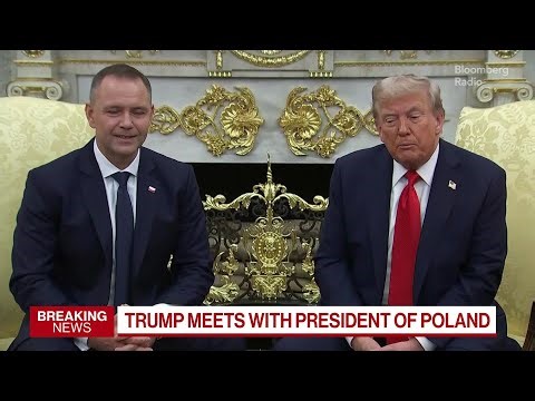Trump Meets with Poland's Nawrocki (Full Q&A)