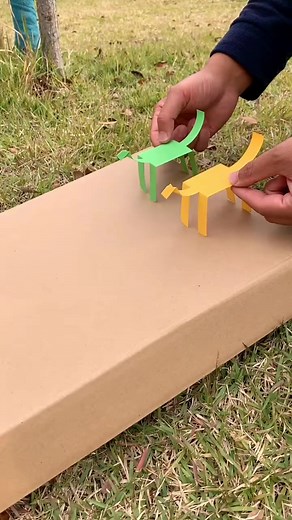 Creative Paper Animal Crafts: Walking Paper Animal Creations