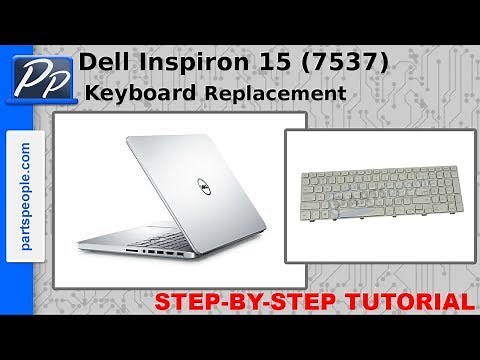 Dell Inspiron 15 (7537) Keyboard Video Tutorial Teardown