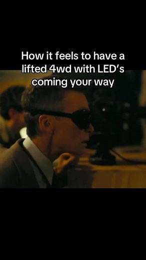 Their low beams brighter than my highs 😭 #fyp #real #4wd #lights #led #4x4 #driving #viral