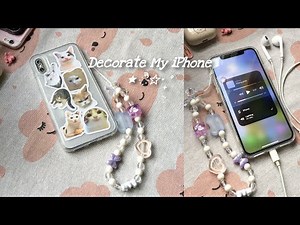 Decorating my iPhone XS ☁️✨ aesthetic vlog✨ camera test + accessories