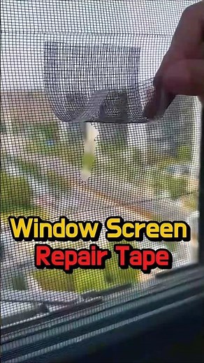 Don't Replace Your Windows! 🪟 How to Fix Ripped Screens in Seconds #lifehacks #homedecor