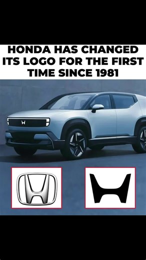 Honda Has Changed Its Logo For The First Time Since 1981! Comment What You Guys Think! #fyp #Honda #logo