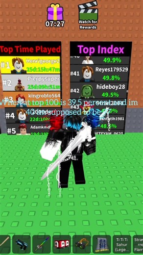Update leaderboard pls #shorts#roblox