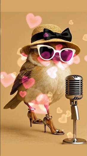 Sparrow on Stage 🎤 | Pixar-Style 3D Animation