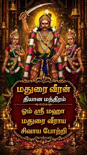 👉 மதுரை வீரன் தியான மந்திரம் 🔥 |Powerful Madurai Veeran Dhiyana Mantra Tamil 🔥