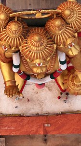 Hanuma Jayanti'25. 📍Sri Panchamukhi 161ft Anjeneya Temple,Bidnagere, Karnataka No Repost Allowed ❌ #karnataka #bengaluru #hanuman #dronephotography #birth #viral #reels | Bharath Krishnamurthy
