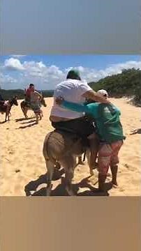 Fatman Fails Riding A Donkey.. #shorts