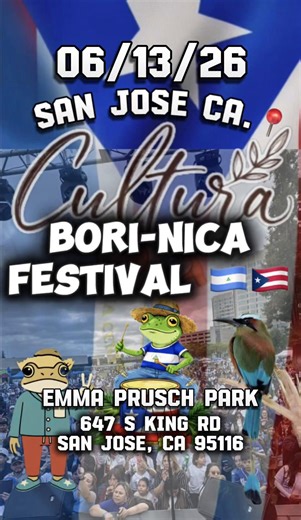 Festival nicaragüense / puertorriqueño San Jose Ca 2026 #nicaragua🇳🇮 #puertorico🇵🇷