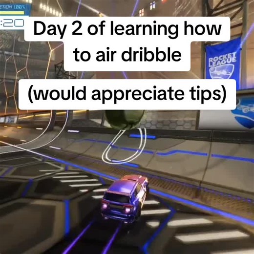 Mastering Air Dribbles in Rocket League: Day 2
