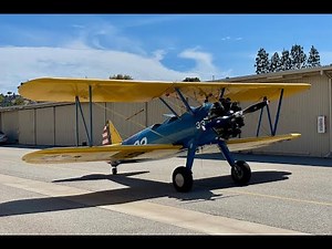 1941 Stearman PT-17 Start-Up/Walk-Around Video