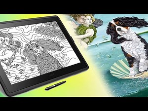 Turn images into a coloring page Easy Way - Adobe illustrator CC - SpeedART