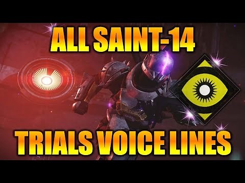 DESTINY 2 | ALL SAINT-14 TRIALS OF OSIRIS VOICE LINES IN SEASON OF WORTHY!
