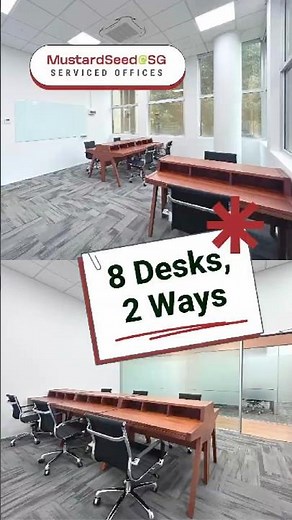MustardSeed@SG Serviced Offices: 8 Desks, 2 Ways