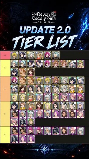 🔥 7DS Origin Update 2.0 Tier List! 2026