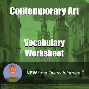 Contemporary Art Vocabulary Worksheet