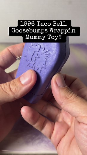 Spooky Season 2023 - Part 11 - 1996 Taco Bell Kids Meal Goosebumps Wrapping Mummy toy! #nostalgia #goosebumps #mummy #90skid #90snostalgia #tacobell #spookyseason #childhoodmemories | CPJ Collectibles