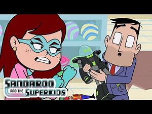 SANDAROO - S1 E1 - Superheroes and Supervillains | NEW Cartoons For Kids | MOONBUG KIDS