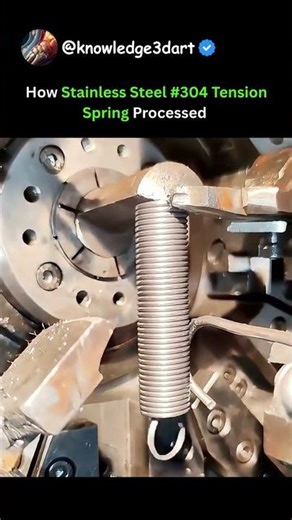How Stainless Steel #304 Tension Spring Processed