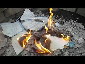 Burning Homework!!!