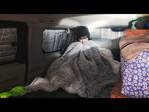 living in my car in -33 degrees