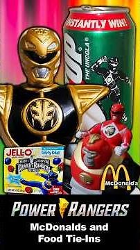 Power Rangers Movie 1995 - McDonalds Toys and Food Tie-Ins!