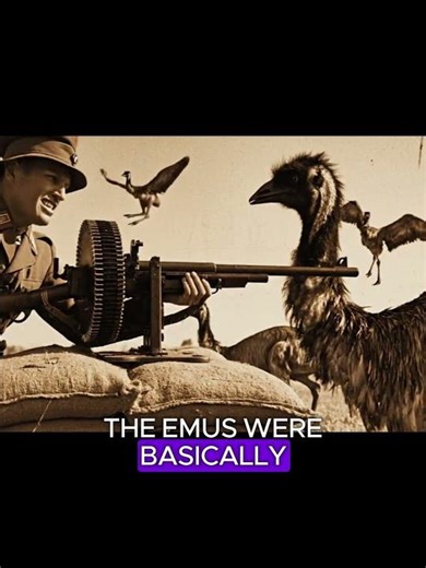 The Great Emu War: Australia's Most Embarrassing Defeat? 🤯 #historysecrets #militaryhistory #army