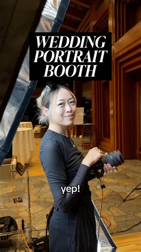 When a Wedding Photo Booth gets a glow up 📸=🖼️