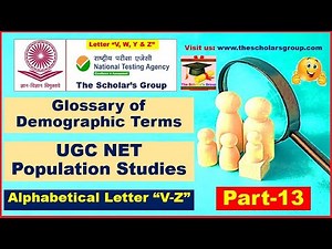 13. UGC NET Population Studies Part-13