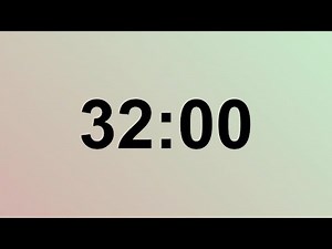 32 Minute Timer with Bomb Blast Finale Countdown with Explosive Finish