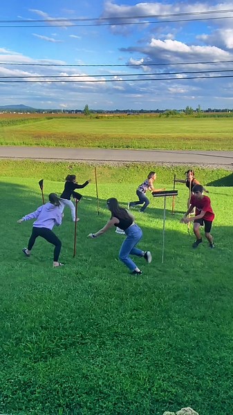 Stick Run Game Challenge | Fun Outdoor Activity