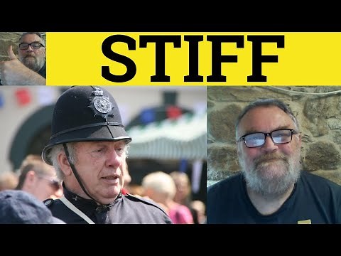 🔵 Stiff Meaning - Stiff Examples - Stiff Definition - Essential GRE Vocabulary
