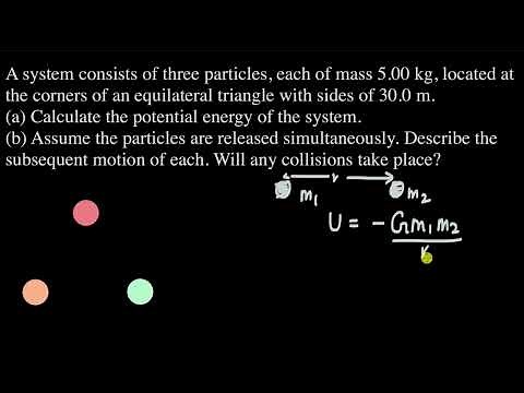 Worked example: Gravitational Potential energy of a system | Gravitation | Physics | Khan Academy