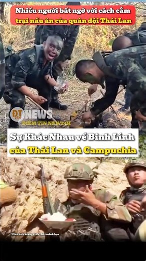 Differences in the Military Personnel of Thailand and Cambodia #news #thailand #cambodia