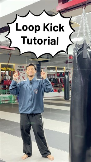 Loop Kick Tutorial ❗️Perfect For Beginners❗️Coach Ravi ❗️ #kickboxing #martialarts #boxing #kick