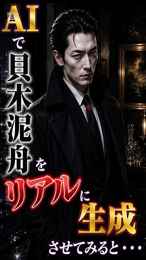 【化物語】AIで貝木泥舟をリアルに生成してみた。#化物語