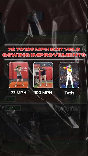 Harris Eimer has put in a lot of work — and it shows. He’s gained over 25 mph in exit velocity and made huge improvements in his movements. Before, he was swaying, not using his legs efficiently, and getting out of sequence, which caused disconnection in his swing. Now he’s using the legs efficiently, staying connected, in sequence, keeping the knob of the bat on the track, and rotating forward like Tatis. | Gradum Gswing